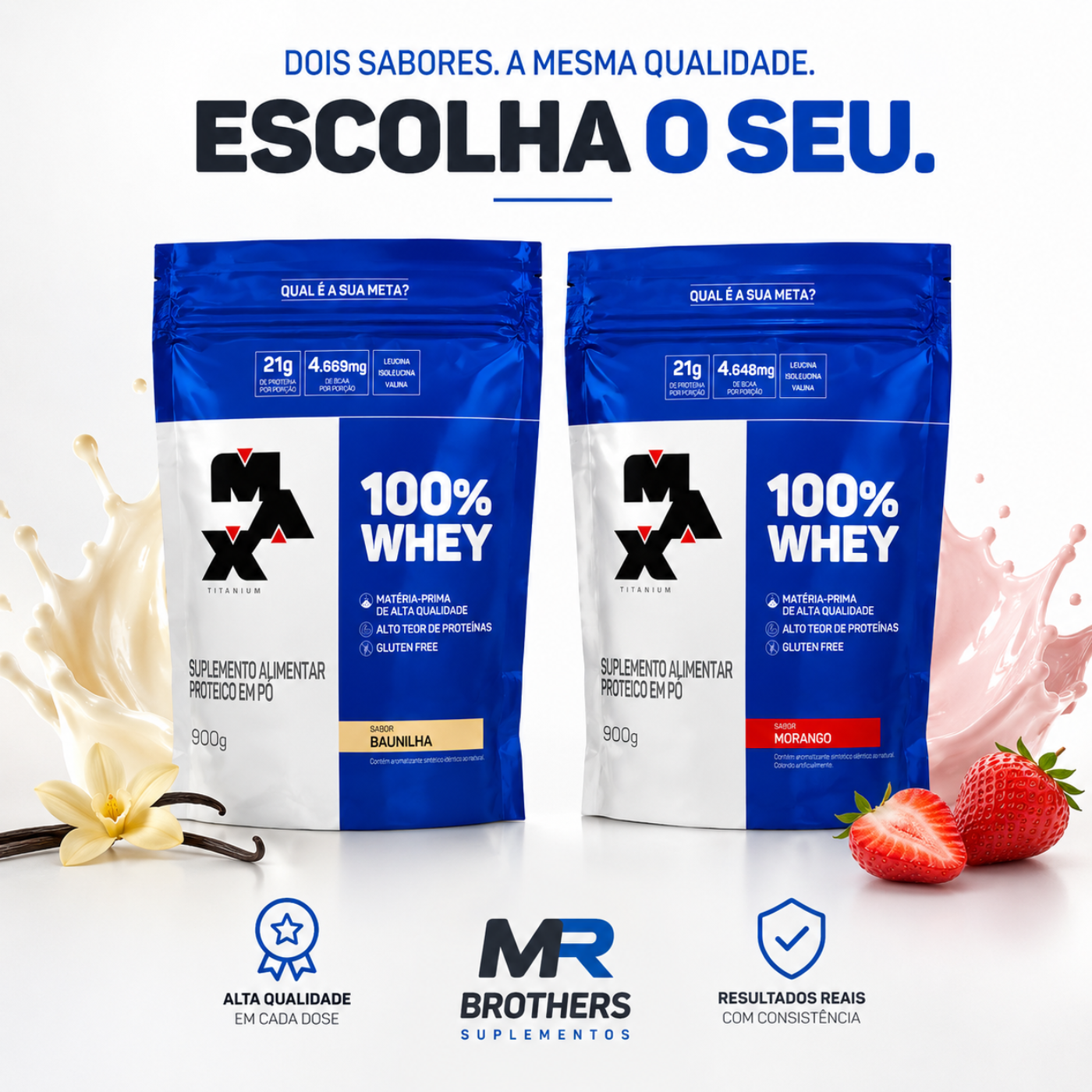 100% WHEY - MAX TITANIUM 900g
