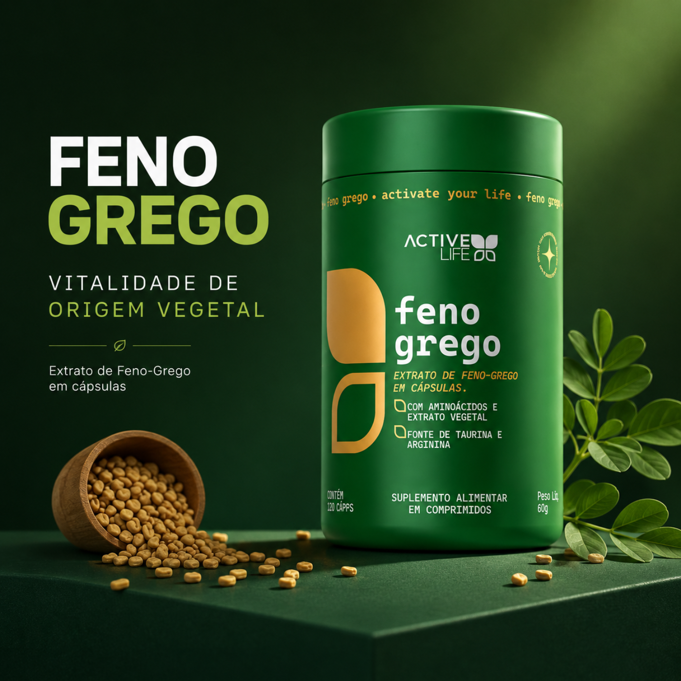 FENO GREGO 60 Caps. | ACTIVE LIFE