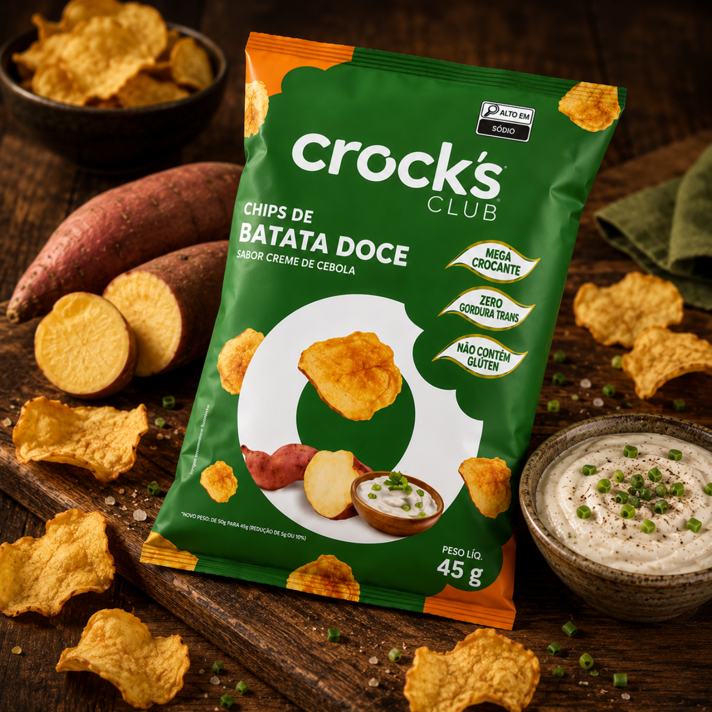 Chips de BATATA DOCE