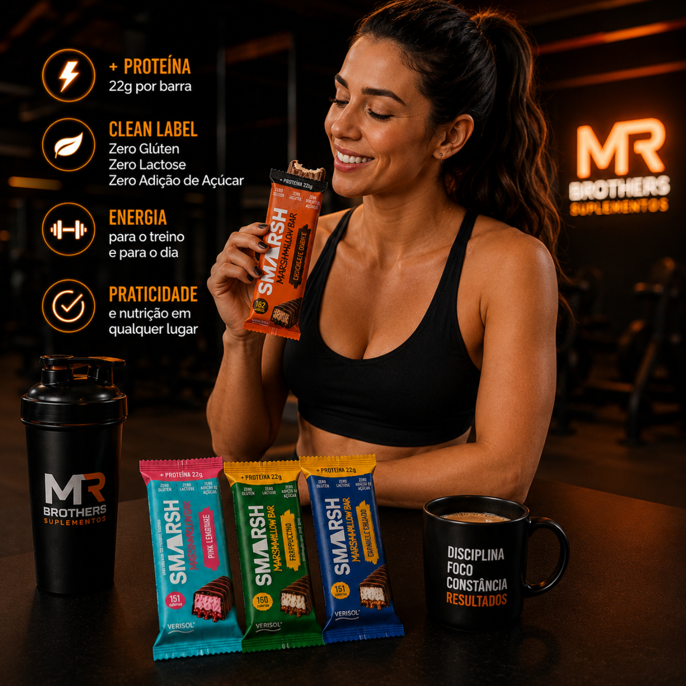 MARSHMALLOW BAR | +22g PROTEÍNA