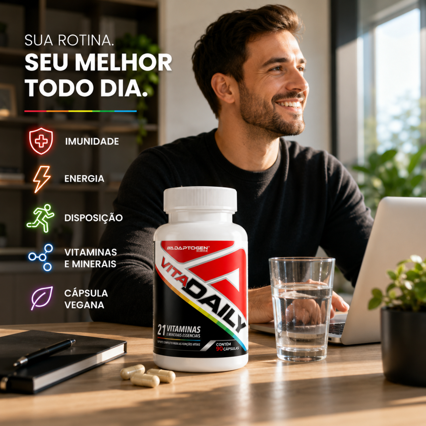 VitaDaily 120 cápsulas | Adaptogen