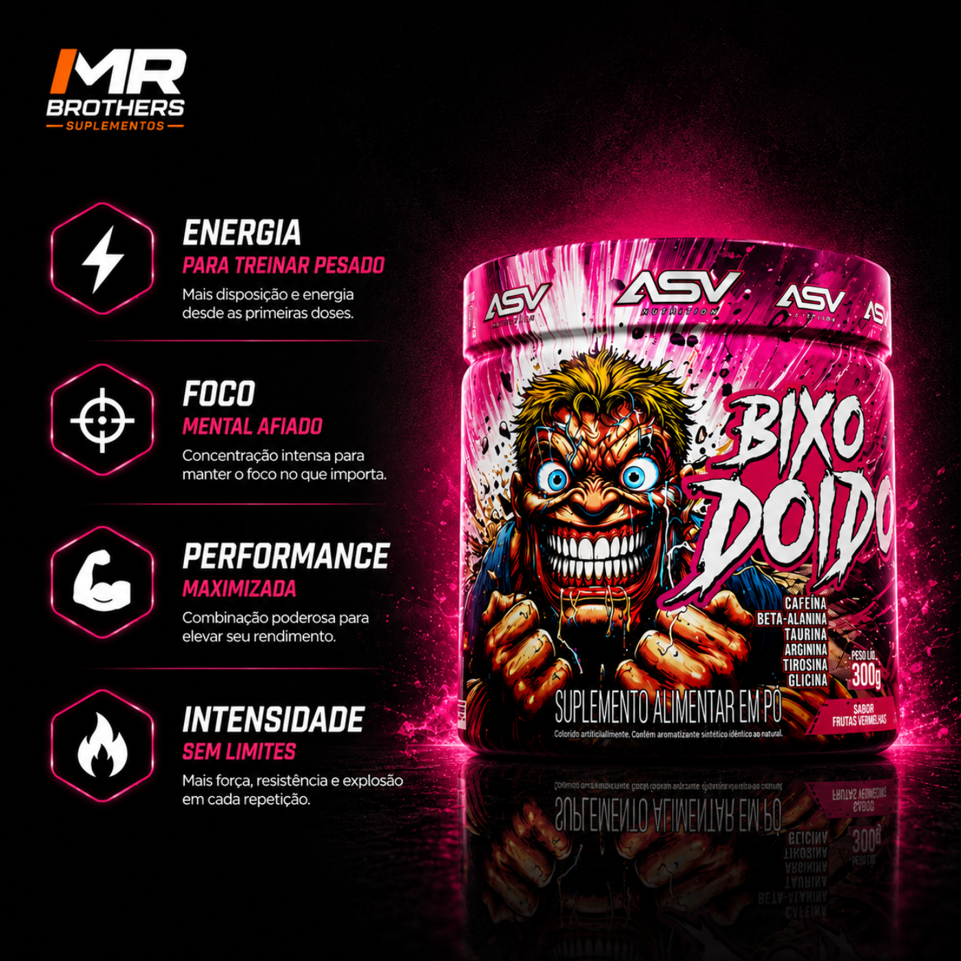 Bixo Doido - ASV NUTRITION 300g